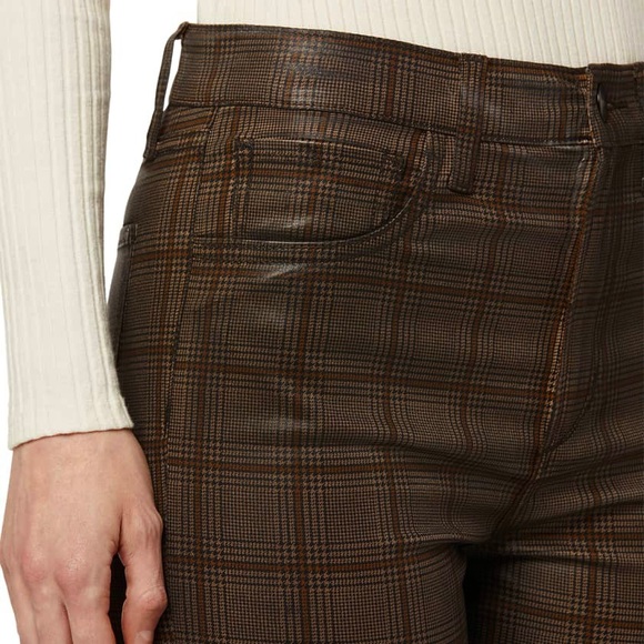 JOE’S Jeans The Charlie Coated High Rise Skinny Jeans Butterscotch Check Size 28 - Picture 3 of 15